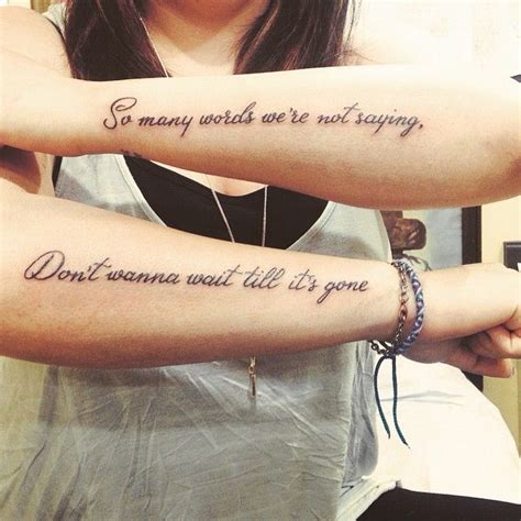 23 Song Lyric Tattoos That Will Inspire Your Music-Loving Soul | Lyric tattoos, Song lyric ...