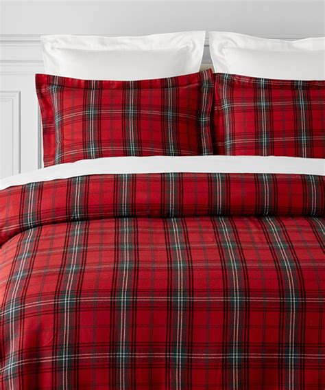 Red Tartan Flannel Bedding | Tartan Bedding Collections