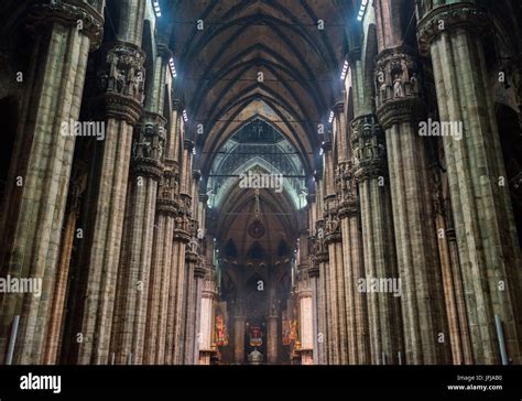 Milan - Italy Interior of the cathedral of Milan Stock Photo - Alamy