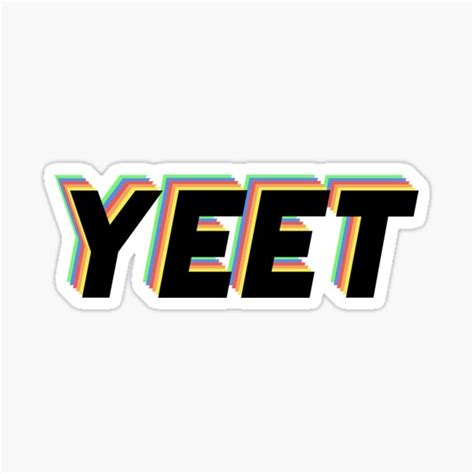 Yeet Stickers | Redbubble