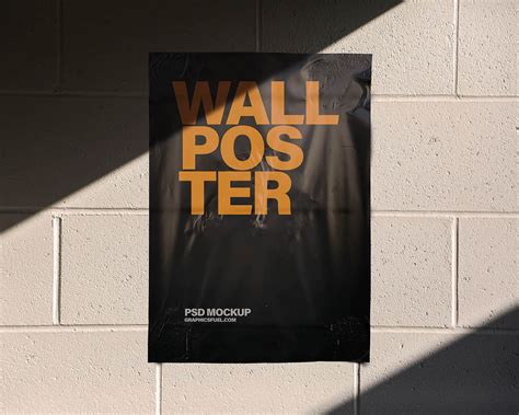 Wall Poster Free Mockups — Free Mockup World