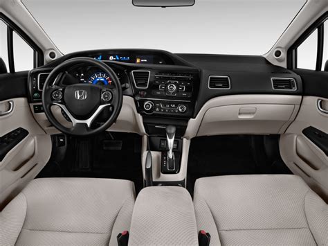 Image: 2013 Honda Civic Hybrid 4-door Sedan L4 CVT Dashboard, size ...