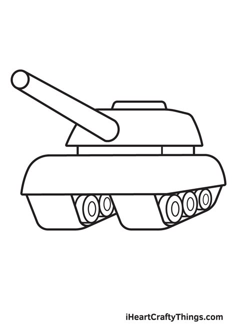 Tank Drawing - How To Draw A Tank Step By Step