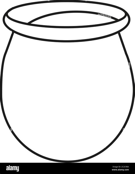 sketch of an old pot, isolated Stock Vector Image & Art - Alamy