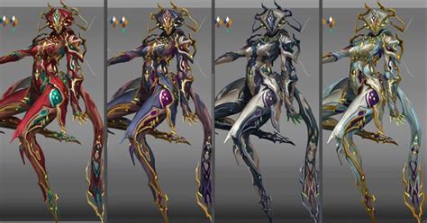 my Wisp Prime design Color variations (Fan art) : r/Warframe