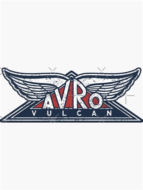 "Avro Vulcan Logo" Sticker for Sale by 909Apparel | Redbubble