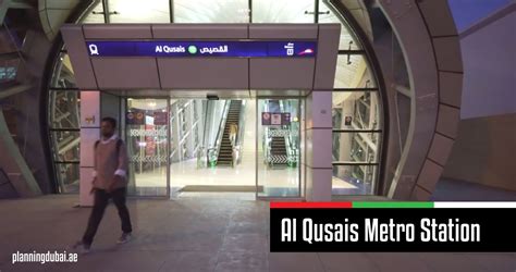 Al Qusais Metro Station, Green Line Dubai, United Arab Emirates