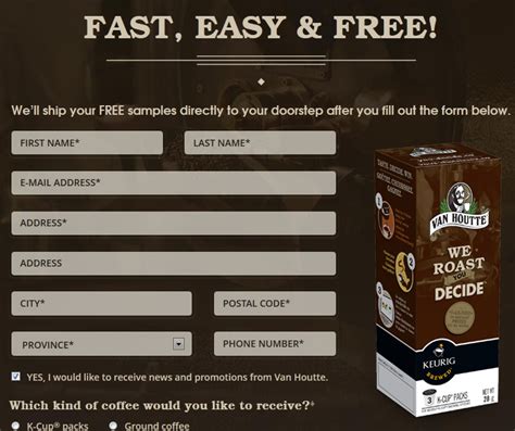 Van Houtte Free Coffee Samples — Deals from SaveaLoonie!