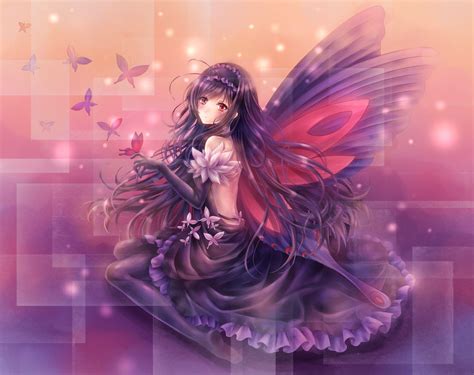 Purple Anime Fairy Wallpapers - Top Free Purple Anime Fairy Backgrounds - WallpaperAccess