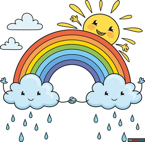 rainbow drawings | Easy Drawing Guides