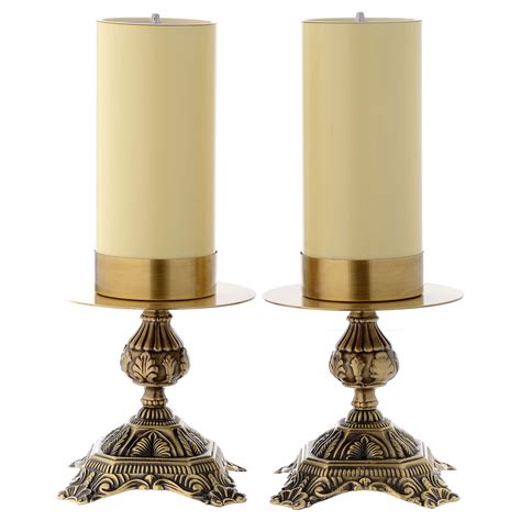 Pair of altar candle holders | online sales on HOLYART.com