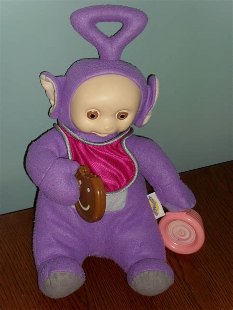 15" plush Purple TELETUBBIES TINKY WINKY talking doll