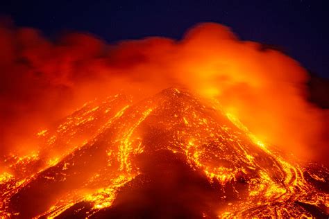 Sicilian village cleans up ash, stones from Mt Etna eruption residents Stones eruption Stones ...