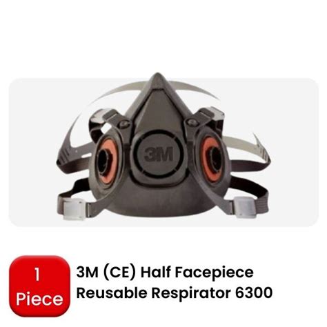 3M (CE) Half Facepiece Reusable Respirator 6300