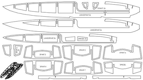 Plans catamaran rc ~ Melisa