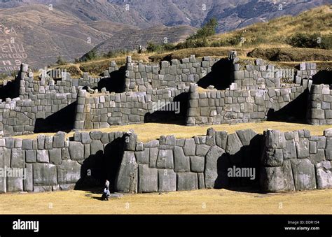 Inca fortress of Sacsayhuaman. Cuzco, Peru Stock Photo - Alamy