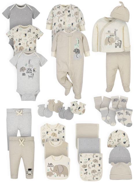 Gerber - Gerber Baby Boy or Girl Gender Neutral Organic Newborn Clothes ...