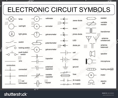 Electronic Circuit Symbols: Over 72,724 Royalty-Free Licensable Stock Vectors & Vector Art ...