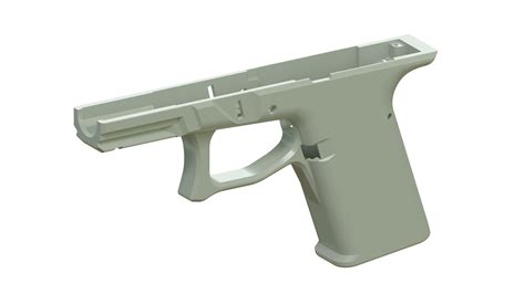 Glock 17 frame 3d print file - somekja