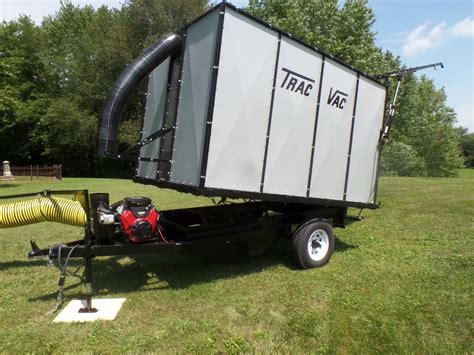 Trac Vac 288 Leaf Trailer Vacuum Bushel Tow Behind Street Curbside Pickup | eBay