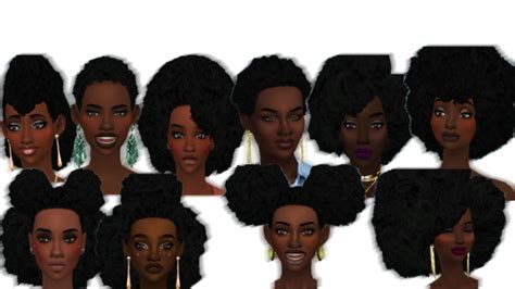 Sims 4 CC Finds | Sims 4 afro hair, Sims 4 black hair, Afro hairstyles