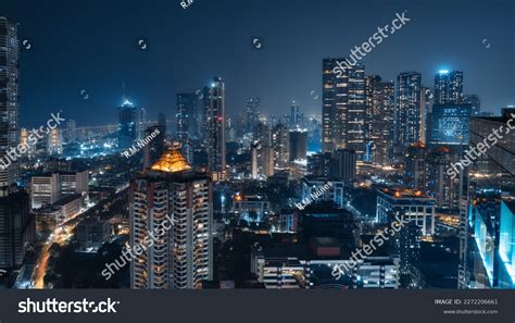 Mumbai Skyline Night Maharashtra India Stock Photo 2272206661 | Shutterstock