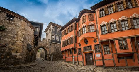 Hissar Kapia in Plovdiv Old Town, Bulgaria