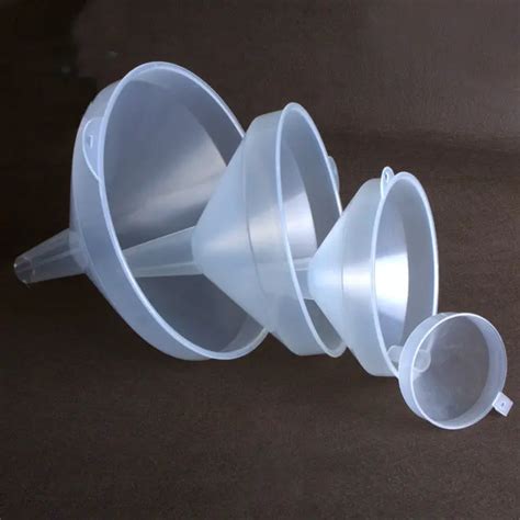 1 Set Diameter 90/170/21/260mm Clear White Plastic Filter Funnel, Plastic funnel for Laboratory ...