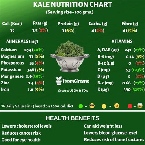 Kale Nutrition Facts And Health Benefits - Evidence Based Content