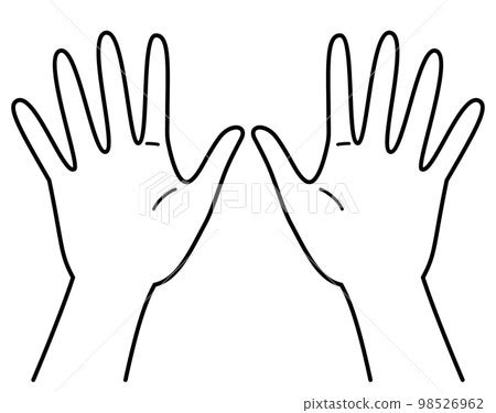 Hands Together Clipart Black And White