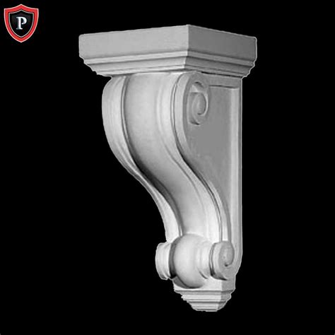 H: 13-1/4" x W: 6" - Devon Corbel Design, Polyurethane Corbel