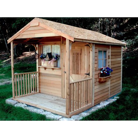 Cedarshed ClubHouse 8x12 Cedar Porch Shed | The Home Depot Canada