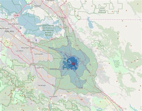 arcgis desktop - QGIS v. ArcMap Network Analysis Isochrones - Geographic Information Systems ...