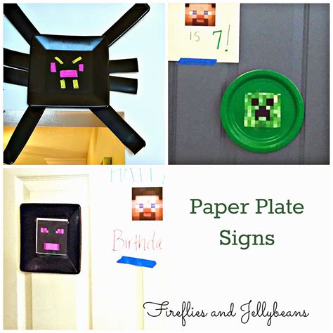 Fireflies and Jellybeans: Easy Minecraft Party Decor