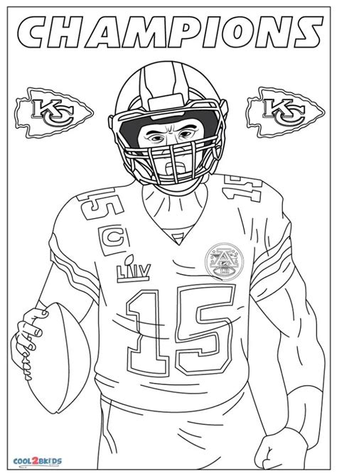 Free Printable Kansas City Chiefs Coloring Pages For Kids Kansas Chiefs, Chiefs Football ...