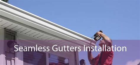 Seamless Gutter Installation - Seamless Rain & Aluminum Gutter Installation