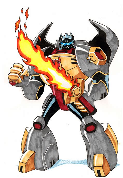 Transformers Animated Grimlock by EspenG on DeviantArt