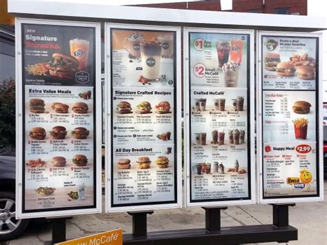 Drive Thru Menu Printable