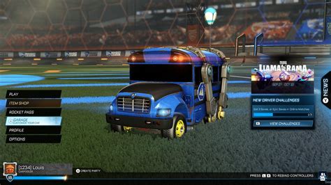 I finally received the battle bus! : r/RocketLeague