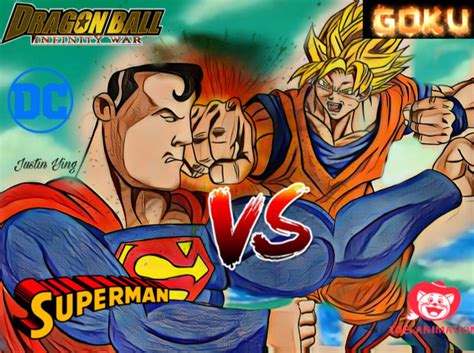 Goku vs Superman by Yingcartoonman on DeviantArt