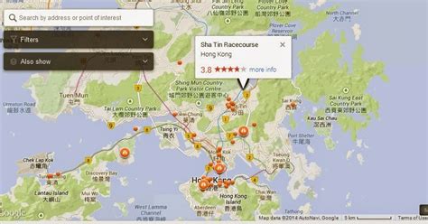 Sha Tin Racecourse Hong Kong Map - Hong Kong Tourist Destinations ...