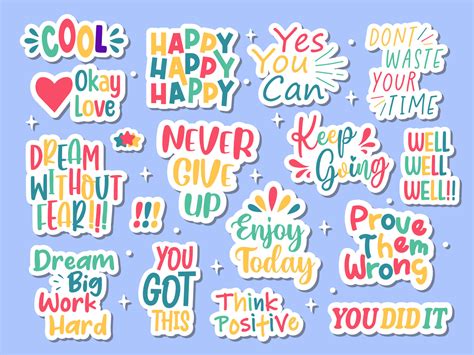 Printable Sticker Quotes