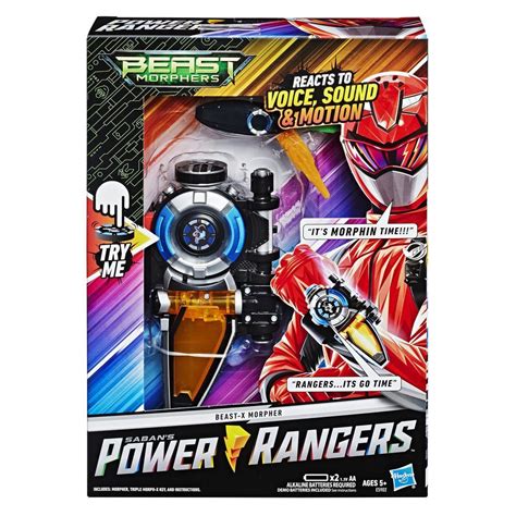 Power Rangers Beast Morphers Beast-X Morpher Official Rules & Instructions - Hasbro