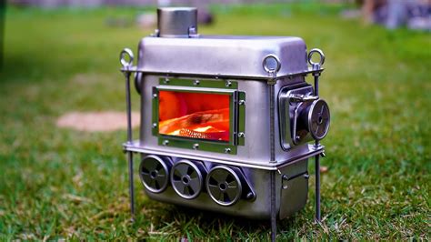 Homemade Wood Stove for Camp - Powerful Hot Tent Stove - MX-Stove Project - Camping Alert