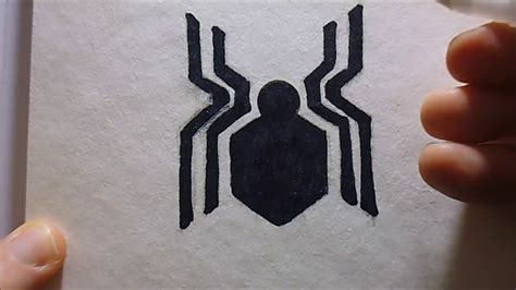 Spiderman Logo Drawing How To Draw Spidermans Logo Easy Drawing Guides | Images and Photos finder