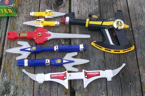 Vintage Mighty Morphin Power Rangers Power Blaster 4 Weapons