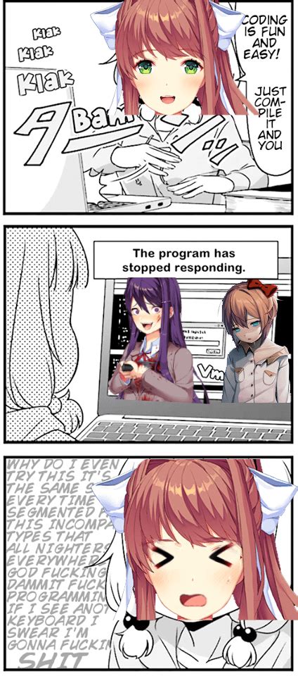 My daily contribution to the Monika meme collection : DDLC