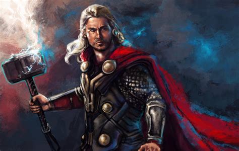 Thor 5k Art Wallpaper,HD Superheroes Wallpapers,4k Wallpapers,Images,Backgrounds,Photos and Pictures