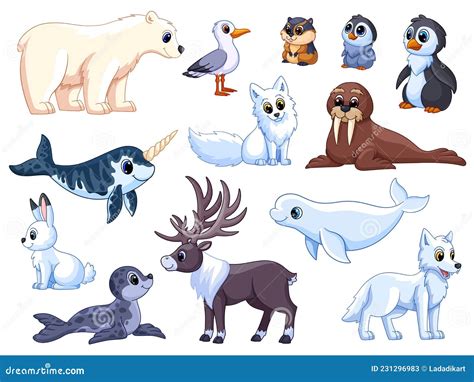 Arctic White Whale Beluga Whale With Babies. Vector Image. | CartoonDealer.com #82944950