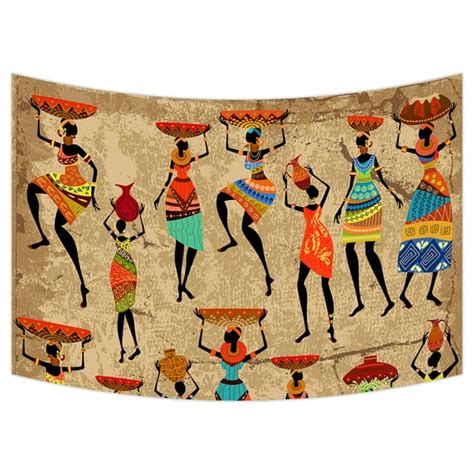 YKCG African Art Afro American Women History and Culture Wall Hanging ...